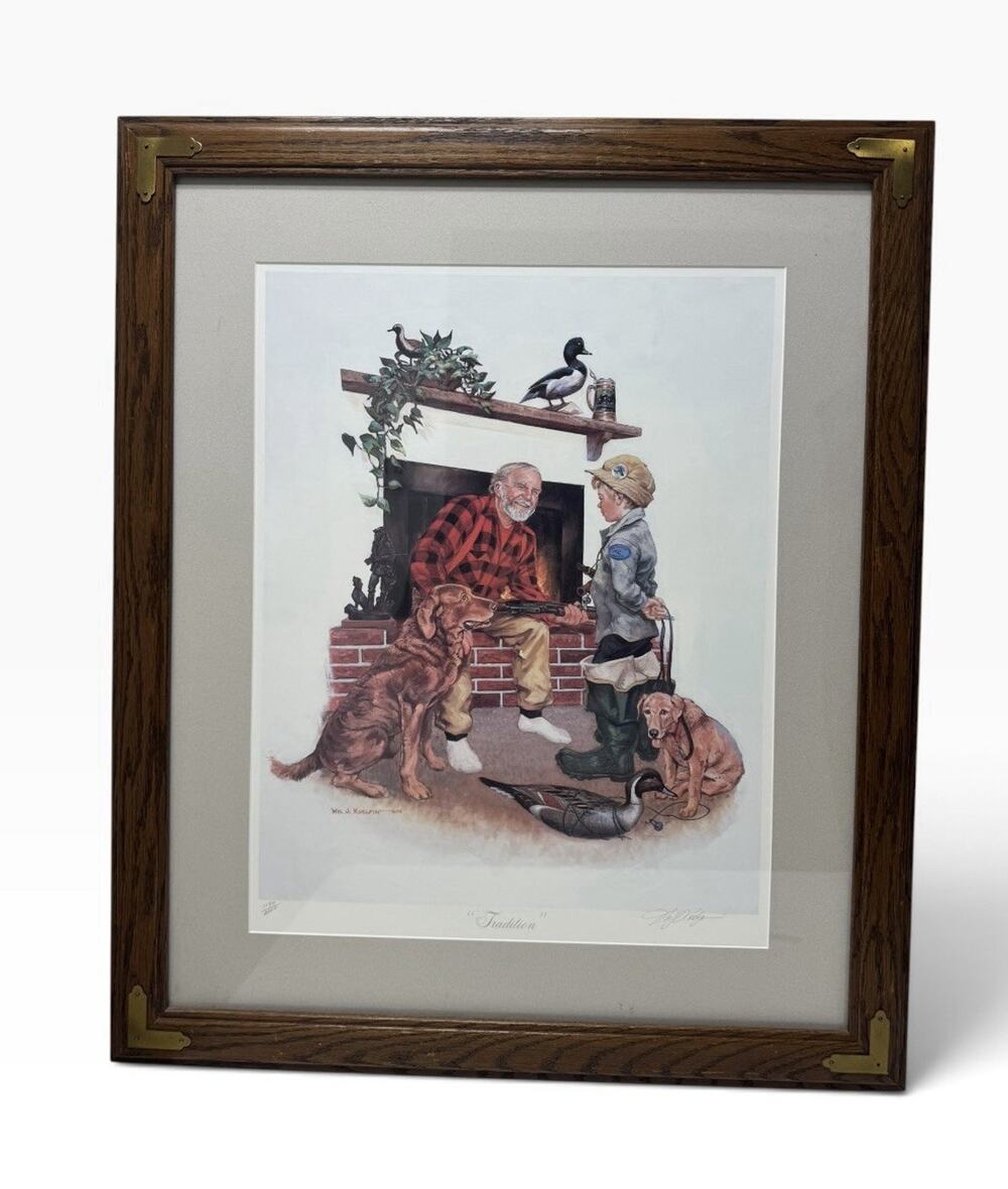 William J. Koelpin Tradition 1180/2000 Signed Numbered Print Wisconsin Outdoor